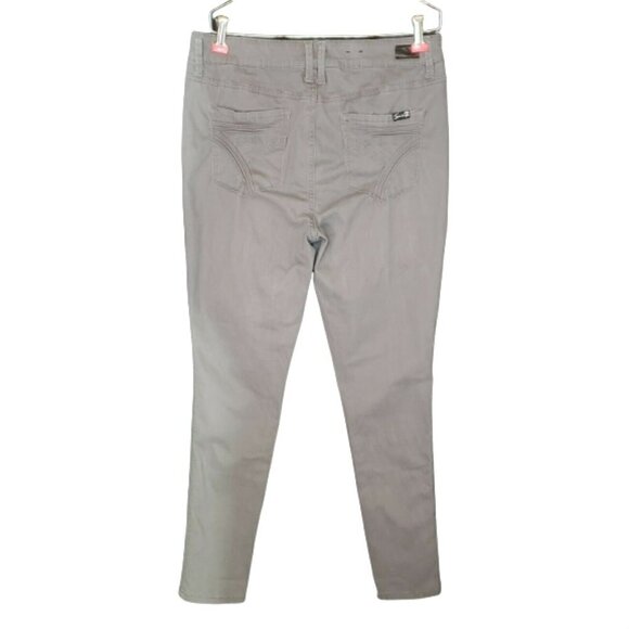 Seven7 High Rise Skinny Ankle Jeans Skin Fit Denim Jeans Gray 30X27 Size 10 - Picture 2 of 9